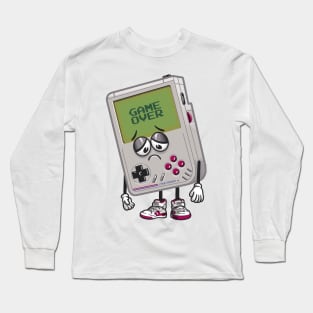 Game Over Retro Handheld 8-bit Console Long Sleeve T-Shirt